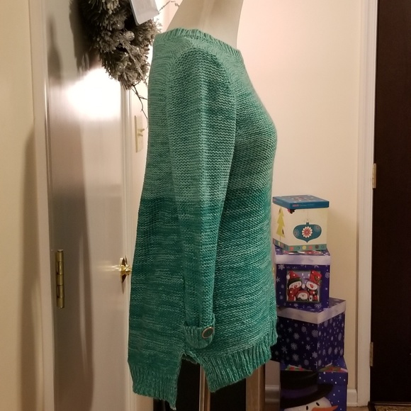 🆕️ Fall Basic Oversized Knit Sweater Green - Picture 3 of 8